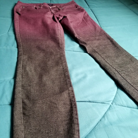 PrAna Jett Jeans •Like NEW• plum ombre - Picture 6 of 7